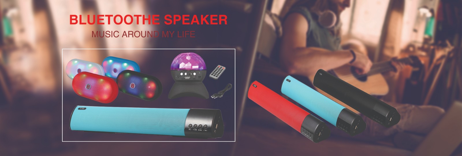 mini LED bluetooth speaker